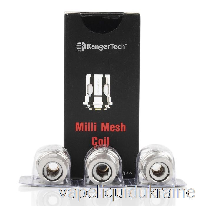 Vape Liquid Ukraine Kanger Milli Mesh Replacement Coils 0.15ohm Mesh Coils